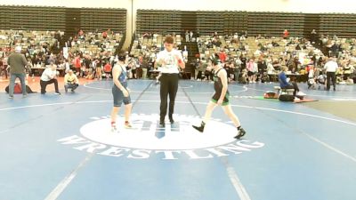 135-M lbs Semifinal - Spencer Smith, 14AWC vs Gavin Thompson, South Plainfield