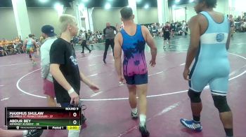 215 lbs Round 9 (10 Team) - Maximus Shulaw, Columbus St. Franics DeSales vs Abdur Bey, Somerset Academy