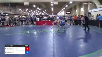 48 kg Round Of 64 - Ty Henderson, Maurer Coughlin Wrestling Club vs Brody Miess, Combat W.C. School Of Wrestling