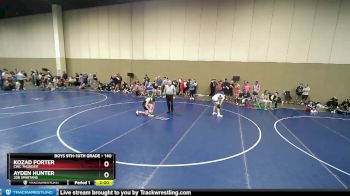 140 lbs Round 1 - Kozad Porter, CWC Thunder vs Ayden Hunter, 208 Spartans