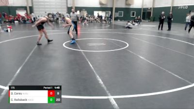 175 lbs Placement Matches (16 Team) - Cope Railsback, Norton Community vs Gunner Carey, Augusta