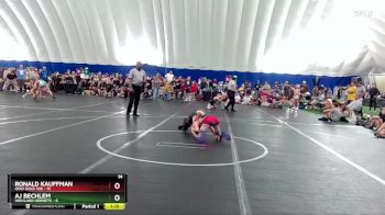 88 lbs Round 2 (8 Team) - AJ Bechlem, Highland Hornets vs Ronald Kauffman, Ohio Gold 10k