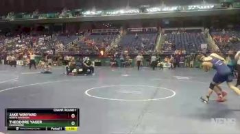 3A 152 lbs Champ. Round 1 - Theodore Yager, Swansboro vs Jake Winyard, North Davidson