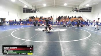 113 lbs Champ. Round 1 - Sergio Escobar, Bakersfield vs Etai Cohen, El Camino Real Charter