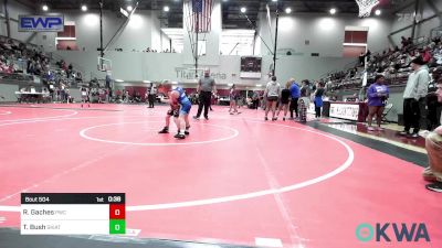 46 lbs Round Of 16 - Trace Bush, Skiatook Youth Wrestling vs Raiden Gaches, Pawnee Wrestling Club