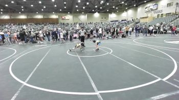 46 lbs Consi Of 16 #2 - Cadence Leach, Anderson Attack WC vs Deacon Abrams, Argonaut Jr Mustangs