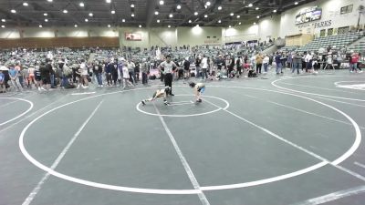 46 lbs Consi Of 16 #2 - Cadence Leach, Anderson Attack WC vs Deacon Abrams, Argonaut Jr Mustangs