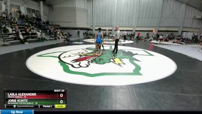 152 lbs 2nd Wrestleback And Semi-finals (16 Team) - Jorie Kuntz, Richmond Foster (Girls) vs Laiila Alexander, Frisco (Girls)