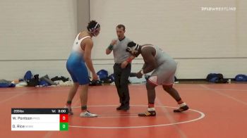 285 lbs Consolation - Devon Rice, Newberry vs Will Pontoon, Presbyterian