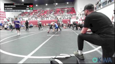 58-61 lbs Consi Of 4 - Collin Wolfe, Shelton Wrestling Academy vs Aj Brown, Choctaw Ironman