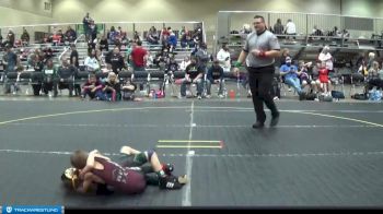 44 lbs Cons. Round 3 - Braxton Edgil, Hazel Park Wrestling Club vs Zavery Holmes, Pine River