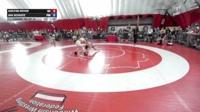 115 lbs Champ. Rd Of 16 - Jozlynn Boyer, Grand Forks Gladiators vs Ava Schultz, Pinnacle