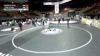 115 lbs 7th Place Match - Karl La Com, Poway Wrestling vs Frankie De Leon, RBWC (Rancho Bernardo Wrestling Club)
