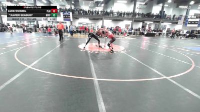 110 lbs Round Of 32 - Luke Worzel, Plainedge vs Xavier Seabury, North Babylon
