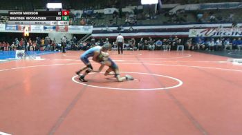 106 lbs Semis & Wb (16 Team) - Brayden Mccracken, Richlands vs Hunter Madison, Orange County
