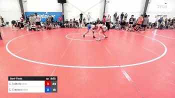 69 kg Semifinal - Caiden Talento, South Side Blue vs Christopher Creason, Team VAWA