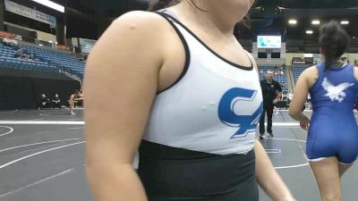 180 lbs Champ. Round 2 - Alissa Deyapp, Carl Albert vs Amitria McNack, Avila