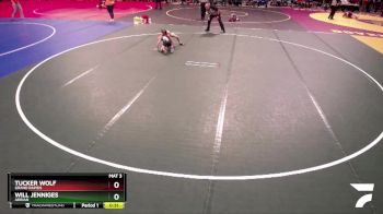 72 lbs Semifinal - Tucker Wolf, Grand Rapids vs Will Jenniges, Adrian