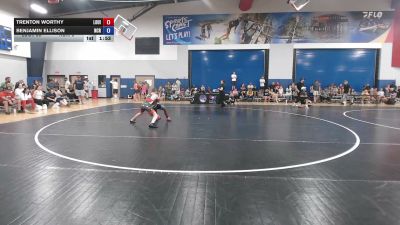 110 lbs Trenton Worthy, Louisiana vs Benjamin Ellison, North Carolina Red