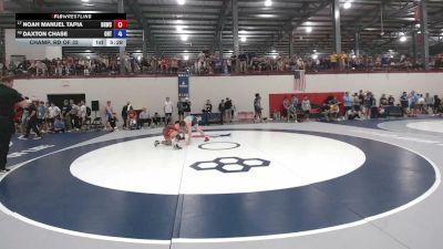 70 kg Champ. Rd Of 32 - Noah Manuel Tapia, Blue & Gold Wrestling Club vs Daxton Chase, Ohio RTC/ TMWC