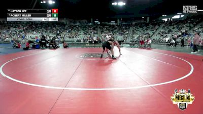 B5A-157 lbs Cons. Semi - Robert Miller, Edison Prep vs Hayden Lee, Claremore