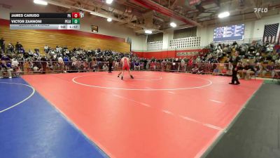 285 lbs Quarterfinal - James Caruso, Pinkerton Academy vs Victor Zannoni, Pelham