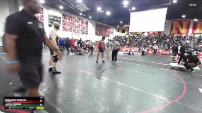 215 lbs Champ. Round 1 - Justin Rogers, West Torrance vs Sebastian Moreno, La Serna