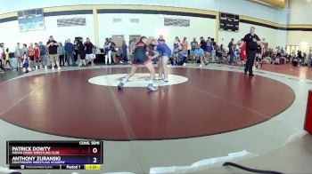 120 lbs Cons. Semi - Patrick Dowty, Indian Creek Wrestling Club vs Anthony Zuranski, Contenders Wrestling Academy