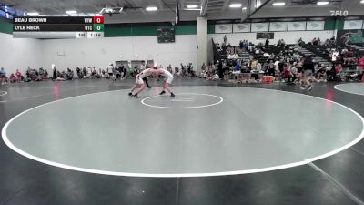 175 lbs Round 3 - Lyle Heck, WTC vs Beau Brown, Willard Youth Wrestling