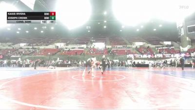 137 lbs Cons. Semi - Joseph Cronk, Mountain Man Wrestling vs Kaius Rivera, Montana Disciples