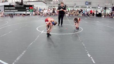 72 lbs Round 1 (6 Team) - John Cambra, Mat Assassins Black vs Shaun Uderman, Broad Axe White
