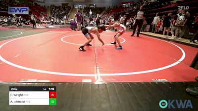 61 lbs Semifinal - Phoenix Wright, Caney Valley Wrestling vs Andrew Johnson, Pitbull Wrestling Academy