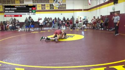 197 lbs Cons. Round 3 - Ben Green, Cuesta College vs Grady Cloyd, Sacramento City College