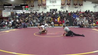 150 lbs Champ. Round 2 - Bentley Sly, Stuart W. Cramer vs Jared Gonzalez, Notre Dame-Green Pond