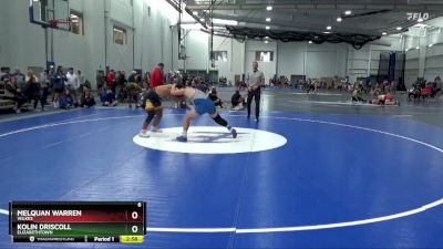 174 lbs Quarterfinal - Melquan Warren, Wilkes vs Kolin Driscoll, Elizabethtown