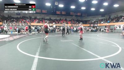 85 lbs 3rd Place - Eli Zimmerman, Shelton Wrestling Academy vs Knox Selman, Weatherford Youth Wrestling