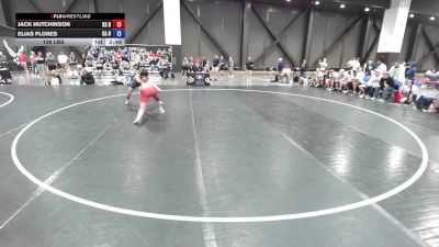 126 lbs Jack Hutchinson, Kansas Blue vs Elias Flores, California Blue