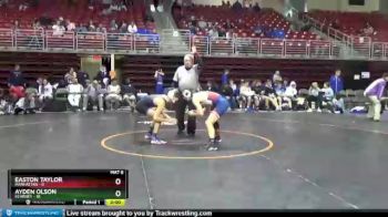 138 lbs Round 3 (8 Team) - Ayden Olson, Kearney vs Easton Taylor, Manhattan