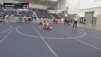165 lbs 5th Place Match - Mason Pierce, Headwaters Wrestling Academy vs Lucca Villa, TW Wrestling