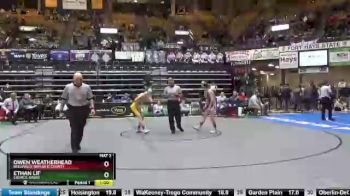 113 lbs Cons. Round 2 - Ethan Lif, Council Grove vs Owen Weatherhead, Belleville-Republic County