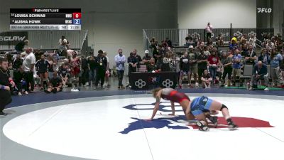 Senior Women Freestyle FS - 55 lbs Quarters - Louisa Schwab, Menlo Wrestling Club vs Alisha Howk, New York Athletic Club