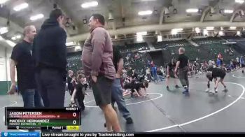 90 lbs Round 1 (6 Team) - Jaxon Petersen, Columbus Wrestling Organization vs Maddux Hernandez, Midwest Destroyers