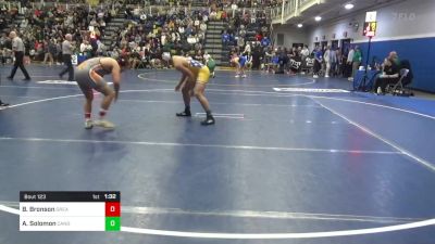 172 lbs R-64 - Bradan Bronson, Greater Latrobe vs Ayden Solomon, Canon-McMillan