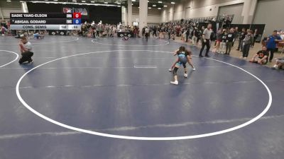 80 lbs Cons. Semis - Sadie Yang-Elson, Summit Wrestling Academy vs Abigail Godard, Edwardsville Wrestling Club
