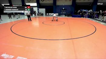 285 lbs Cons. Round 3 - Nicholas Cook, Roanoke College vs Andrew Vanscoy, Baldwin Wallace