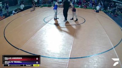 120 lbs Champ. Round 1 - Pallas Andersen, Utah vs Braelyn Troxell, Alaska