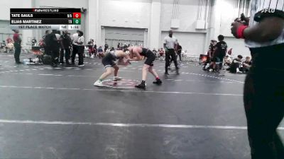 123 lbs 1st Place Match - Tate Sauls, N/a vs Elias Martinez, Top Rank