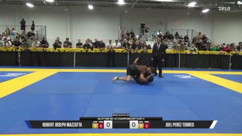 Joel Perez Torres vs Robert Joseph Mazzatta 2026 Pan IBJJF Jiu-Jitsu No-Gi Championship