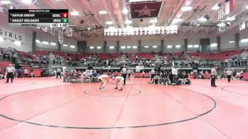 110 lbs Semifinal - Hailey Delgado, El Paso Eastwood vs Kaylie Groot, Fort Worth Boswell