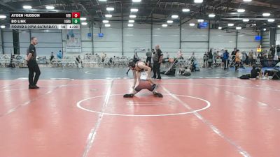 120 lbs Round 5 (4pm Saturday) - Bo Link, Iowa Black vs Ayden Hudson, Rebellion